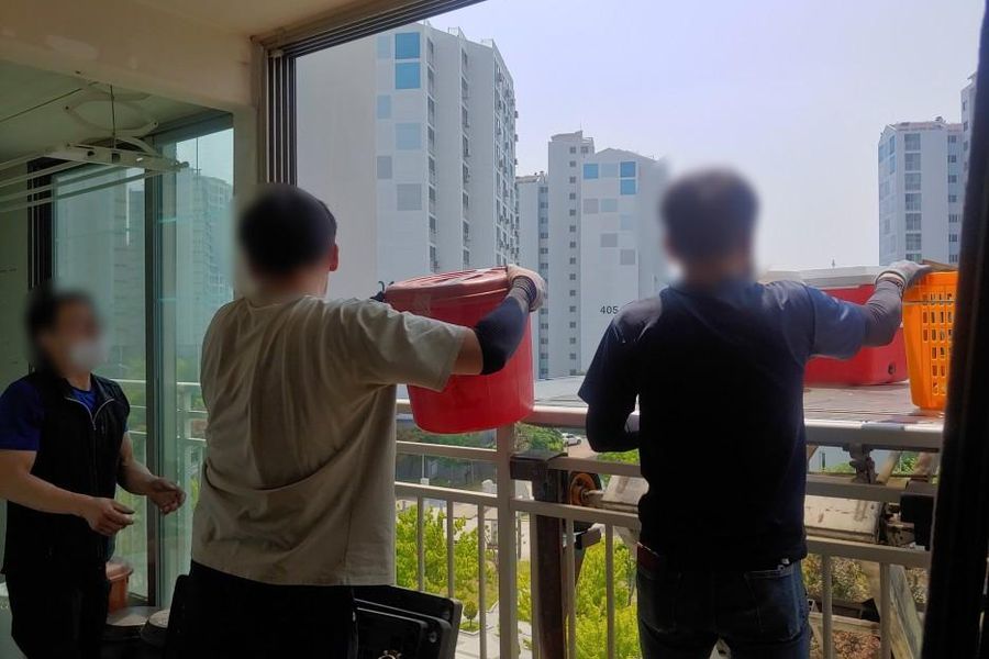 유성구 어은동 작업 현장 기록